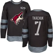 Men's Keith Tkachuk Arizona Coyotes 1917-2017 100th Anniversary Jersey - Black Authentic
