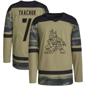 Men's Keith Tkachuk Arizona Coyotes Military Appreciation Practice Jersey - Camo Authentic