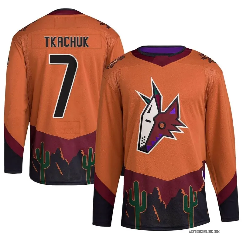 Men's Keith Tkachuk Arizona Coyotes Reverse Retro 2.0 Jersey - Orange Authentic