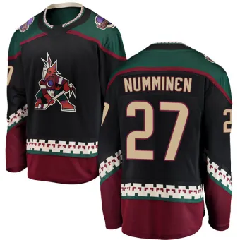 Men's Teppo Numminen Arizona Coyotes Alternate Jersey - Black Breakaway