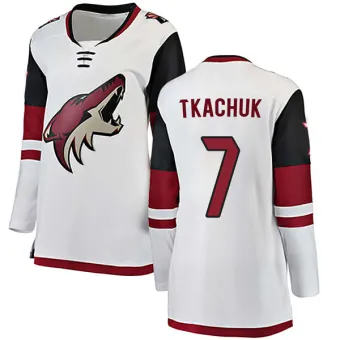 Women's Keith Tkachuk Arizona Coyotes Away Jersey - White Authentic