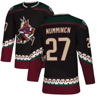 Women's Teppo Numminen Arizona Coyotes Alternate Jersey - Black Authentic