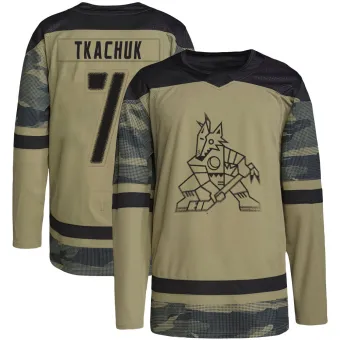 Youth Keith Tkachuk Arizona Coyotes Military Appreciation Practice Jersey - Camo Authentic