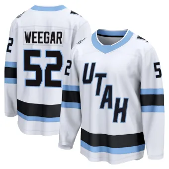 Youth MacKenzie Weegar Utah Mammoth Away Jersey - White Breakaway