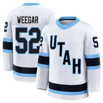 Youth MacKenzie Weegar Utah Mammoth Away Jersey - White Premium